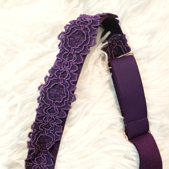 Savage X Fenty Romantic Corded Lace Unlined Balconette Bra Size: 46DDD - Picture 6 of 10